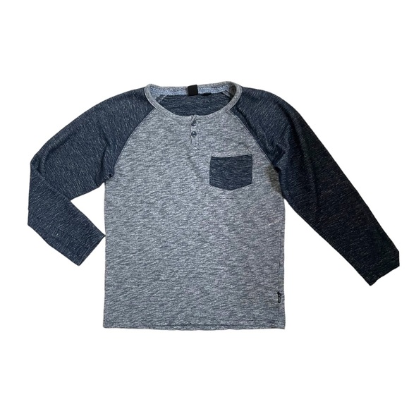 Ocean Current Boy’s Color Block Long Sleeve Henley Shirt EUC - Picture 3 of 11